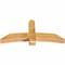 Ekena Millwork Bellingham Rough Sawn Timber Gable Bracket, Western Red Cedar, 60"W x 27"H x 6"D x 6"F, 11/12 Pitch GBW060X27X0606BEL00RWR - alternate 3